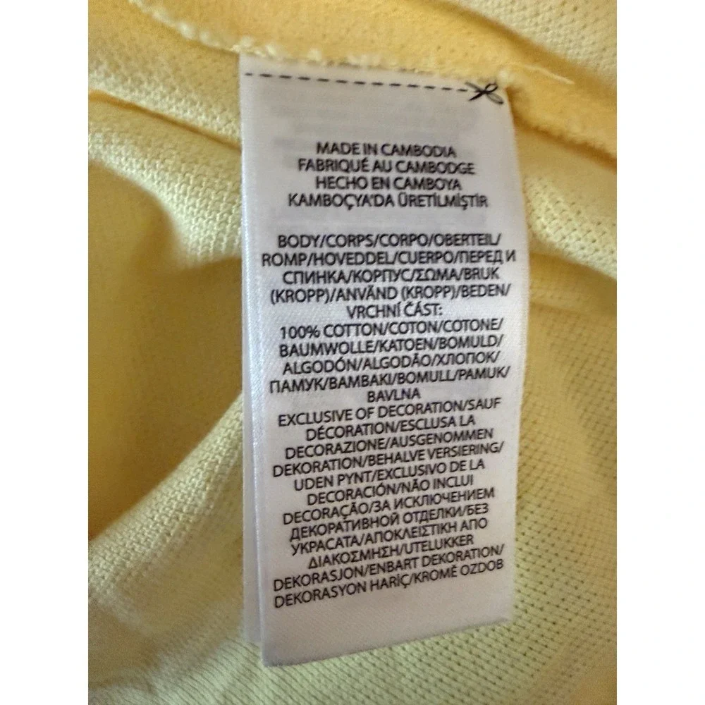 Polo Ralph Lauren Men's Yellow Custom Slim Fit Polo Shirt XL NWT Flaw Read
